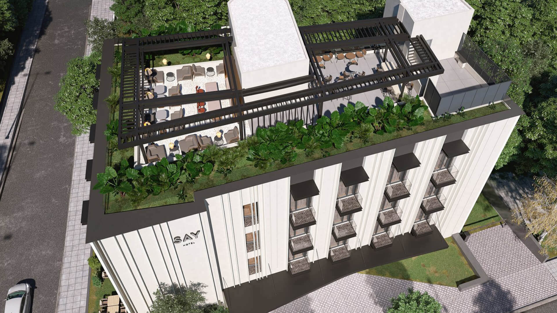 Roof Top Meeting Room SAY HOTEL